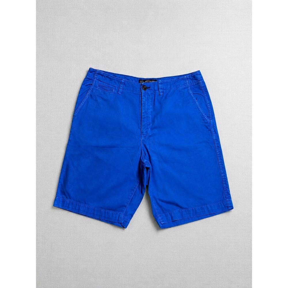 American Eagle Outfitters Classic Chino Shorts Men's Size 36 Blue Cotton Casual